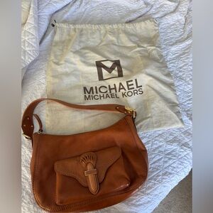 Michael Kors brown leather purse